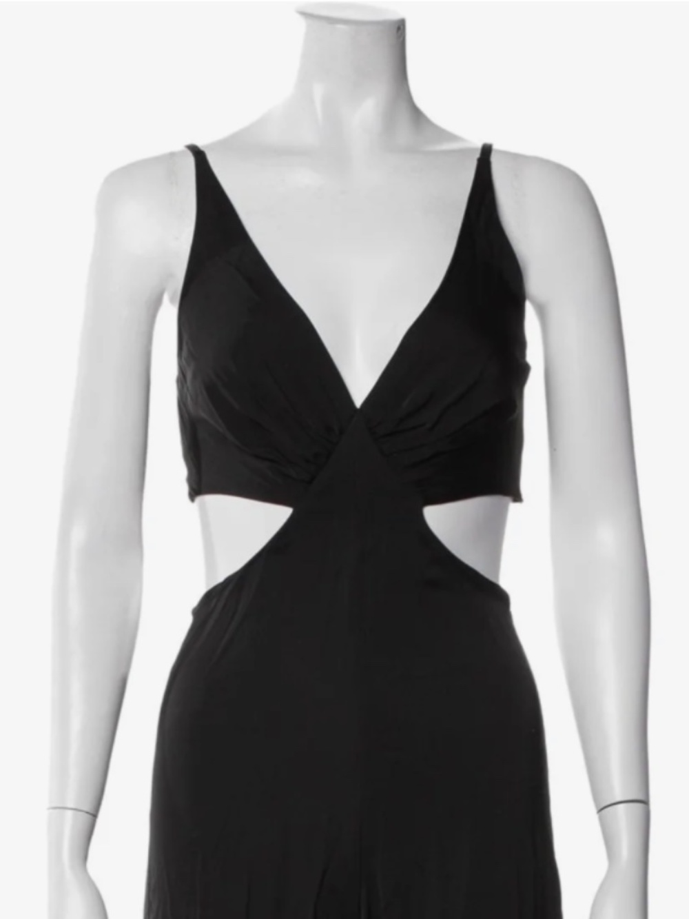 Maje cutout black jumpsuit